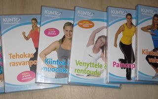 DVD Kunto plus kuntoilu dvd-sarja 1-6