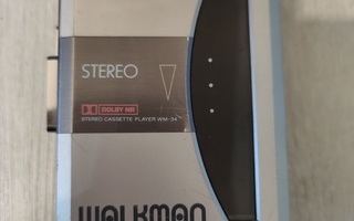 Sony Walkman WM-34 ( 1986 - 1988 ) Stereo kasettisoitin