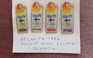 Atlanta 1996 pinssit 4 kpl