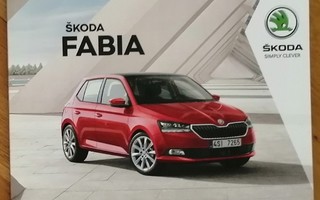 2018 Skoda Fabia esite - KUIN UUSI - 88 sivua - suom