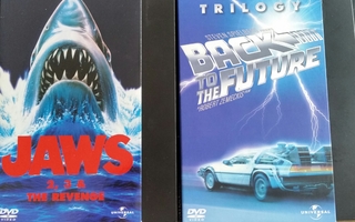 Jaws 2, 3 & The Revenge+Paluu Tulevaisuuteen Trilogia  -DVD