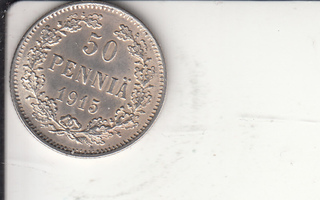 50 penniä 1915  kl 7-8