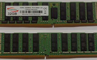 32GB DDR4 ECC REG LRDIMM 3200MHZ PC4-25600 1.2V