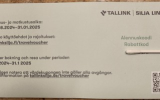 Tallink / Silja Line - alennuskoodi