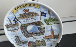matkamuisto lautanen Ruotsi