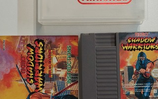 Nes Shadow Warriors (peli+manuaali)