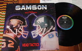 SAMSON - Head Tactics - LP 1986 heavy metal EX