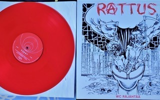 Rattus – WC Räjähtää LP (RED 300-copies) KERÄILYHARVINAISUUS