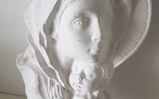 Neitsyt Maria ja Jeesus - Madonna ja lapsi Kipsitaulu