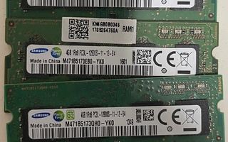 4GB SAMSUNG DDR3 PC3L-12800S SO-DIMM   *** SIS TOIMITUS ***