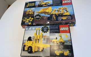 Lego Technic 850 Fork Lift 856 Bulldozer