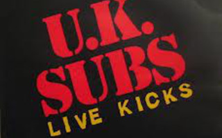 U.K. SUBS live kicks LP -1980- uk subs