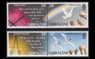 Gibraltar 710-3p ** Europa rauha ja vapaus (1995)