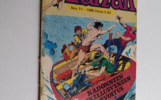 Edgar Rice Burroughs : Tarzan 11/1980 : Kadonneen sukellu...