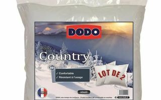 Tyyny DODO Country Valkoinen 60 x 60 cm (2 osaa)
