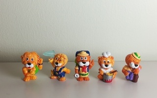 Kinder leijona figuurit 90-luku
