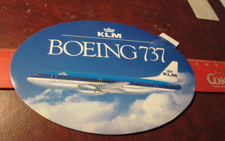 KLM BOEING 737 tarra