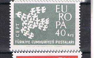 Turkki 1961 - Europa CEPT ++