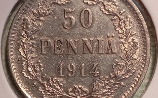 50 penniä 1914, Ag. 4 uudelleen kaiverrettu