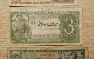 1,3,5 ruplaa sarja 1938,Neuvostoliitto