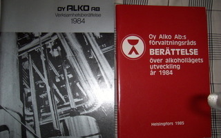 verksamhetsberättelse oy alko ab - 1984