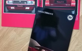 1987 Lancia Thema 8.32 esite - KUIN UUSI - Ferrari V8