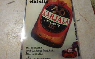 Karjala 3-olut -72 mainos