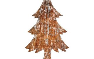 Joulupuu Ruskea 5 x 49,5 x 26 cm Hopeinen Puu