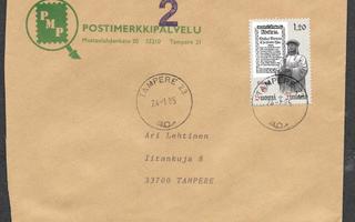 Postilähetys - Eurooppa 1982 (LAPE 897) Tampere 24.1.1985