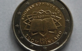 2 Euro Suomi 2007 Rooman sopimus