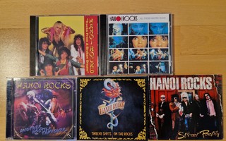 Hanoi Rocks paketti 5 cd:tä