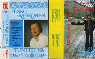 ESKO RAHKONEN 2 C-kasettia 1975/83 Kulkurin tango, Tunteilla
