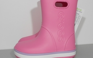 28-29 (C11) - Crocband rain boot pink lemonade * UUDET