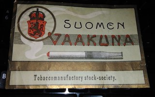 Suomen Vaakuna Tupakkaetiketti PK127/2