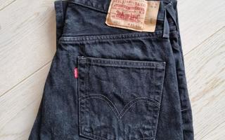 Levis 501 mustat 33/32