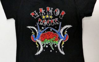 HANOI ROCKS Ruusu Tyttöpaita Naistenpaita M-Koko T-Shirt