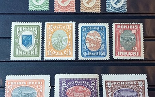 Pohjois Inkeri postimerkit.