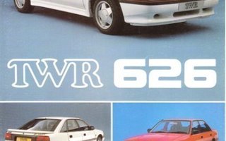 Mazda 626 TWR -esite 80-luvun lopusta
