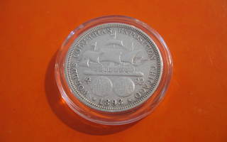 USA half dollar hopeaa - 1893