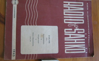 Radio ja sähkö 1945  lehdet