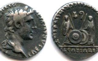 ANTIIKIN ROOMA: Augustus, hopeadenaari 2 BC – AD 4
