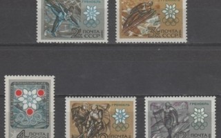 (S1406) USSR, 1967 (Winter Olympic Games, Grenoble). MNH**