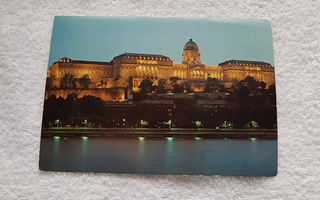 Budapest Hungary Vintage Postcard Castle Palace