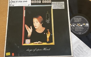 Suzanne Vega – Days Of Open Hand (LP + sisäpussi + sanat)