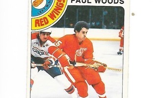 1978-79 OPC #159 Paul Woods Detroit Red Wings