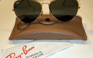 Ray-Ban Aviator aurinkolasit 80-luvulta. Made in USA!