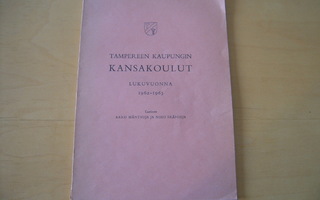 Tampereen kaupungin KANSAKOULUT lukuvuonna 1962-1963