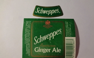 Etiketti - Schweppes Ginger Ale, Oy Mallasjuoma