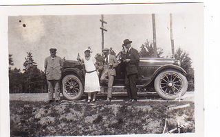 VANHA Valokuva UPEA Auto 1926 6 x 9 cm