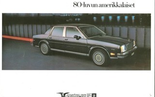 Buick Skylark ja Chevrolet Citation -esite, 1981